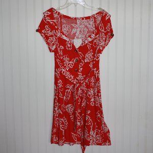 COPY - Free People A Thing Called Love Orange Floral Dress